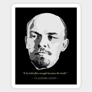 Vladimir Lenin Quote Sticker